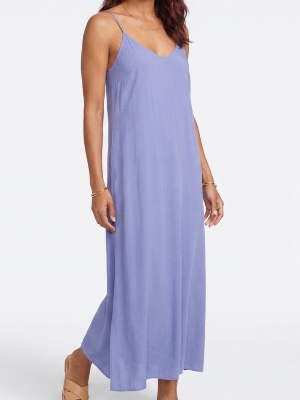 Banana Republic Lavender Slip Maxi Dress